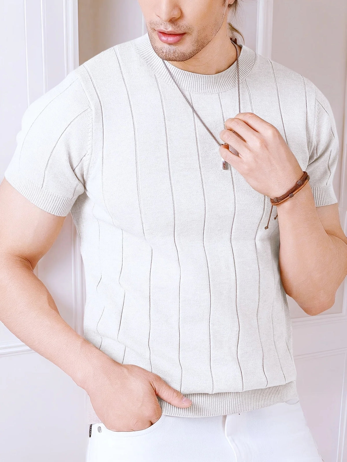 The Riviera Knit Tee by Belgrave Club – view 8
